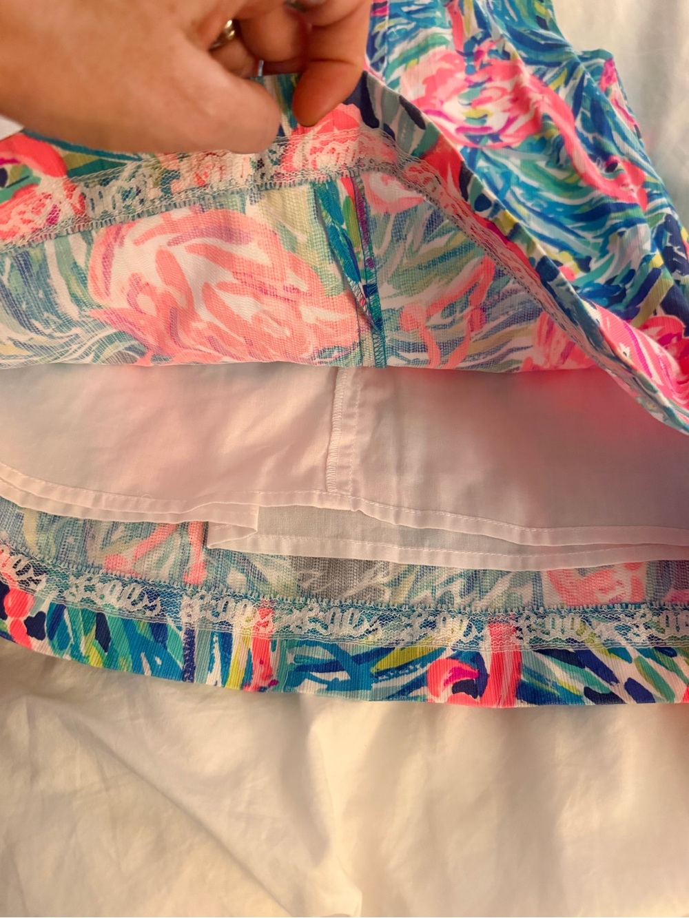 Lilly Pulitzer Flamingo Shift Dress - Pink & Blue - Picture 5 of 5